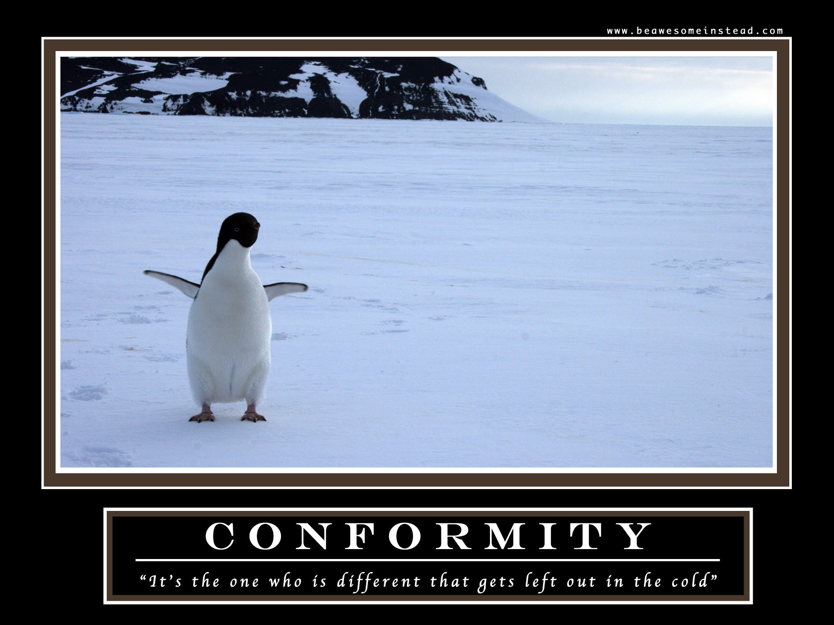 Barney Conformity Poster